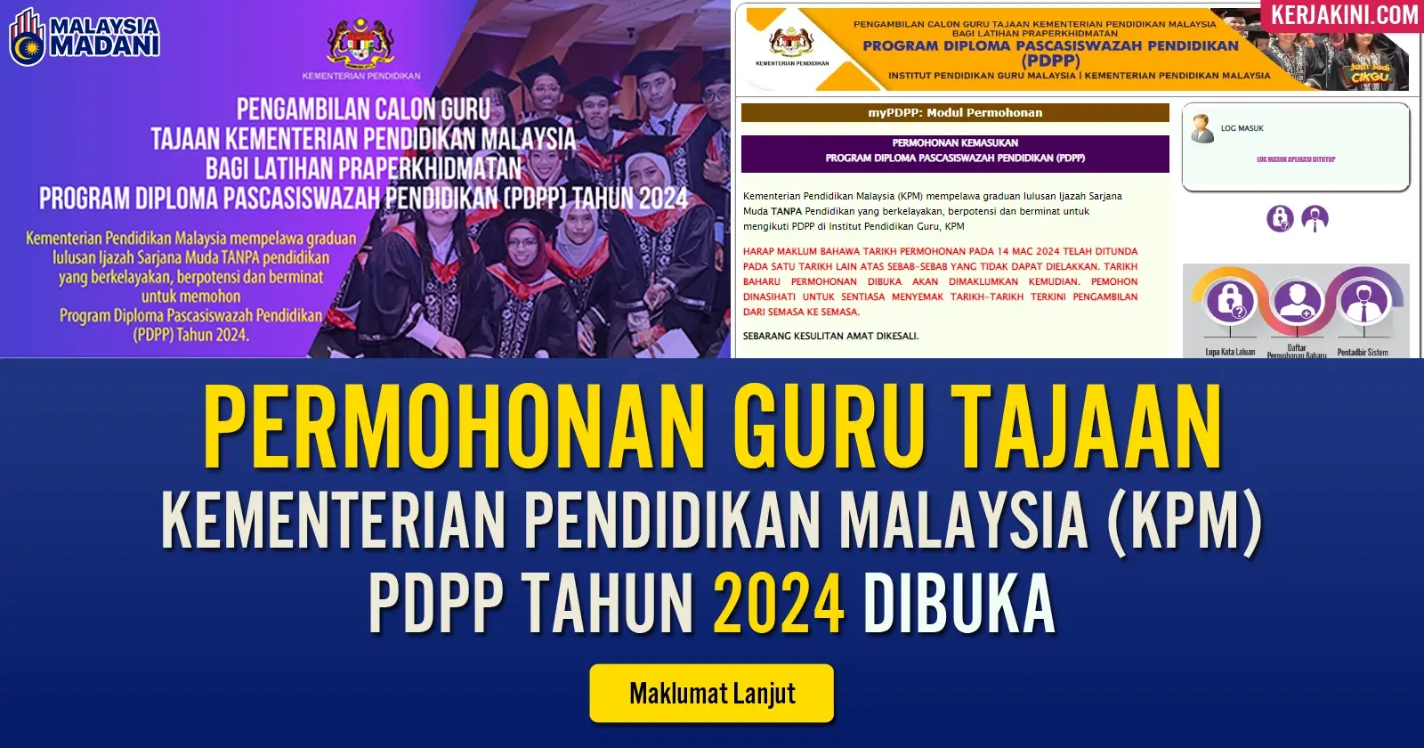Permohonan Guru Tajaan KPM PDPP 2024