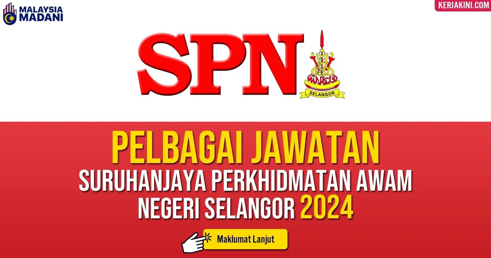 Pelbagai Jawatan SPN Selangor Terkini
