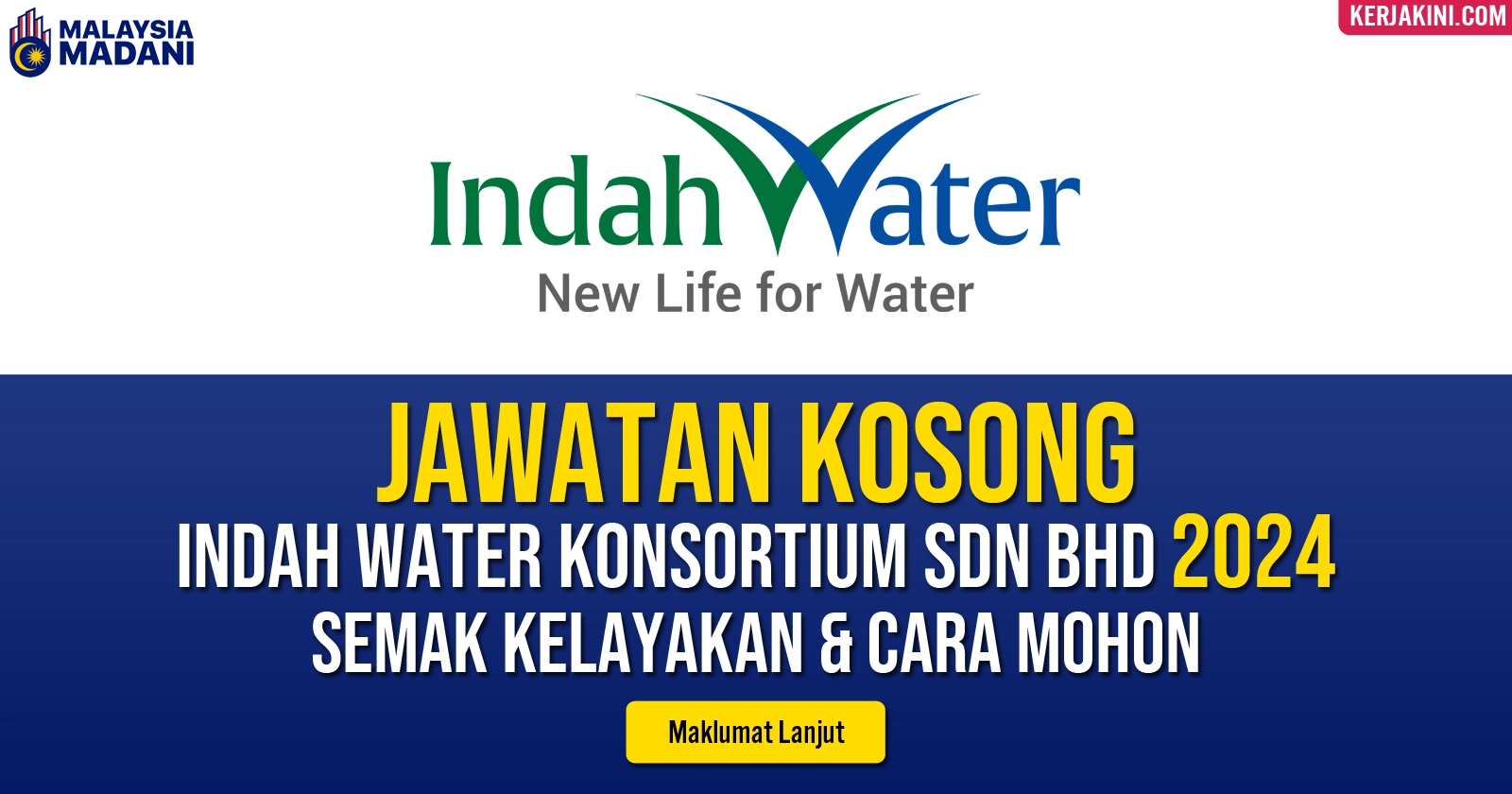 Jawatan Terkini Indah Water Konsortium