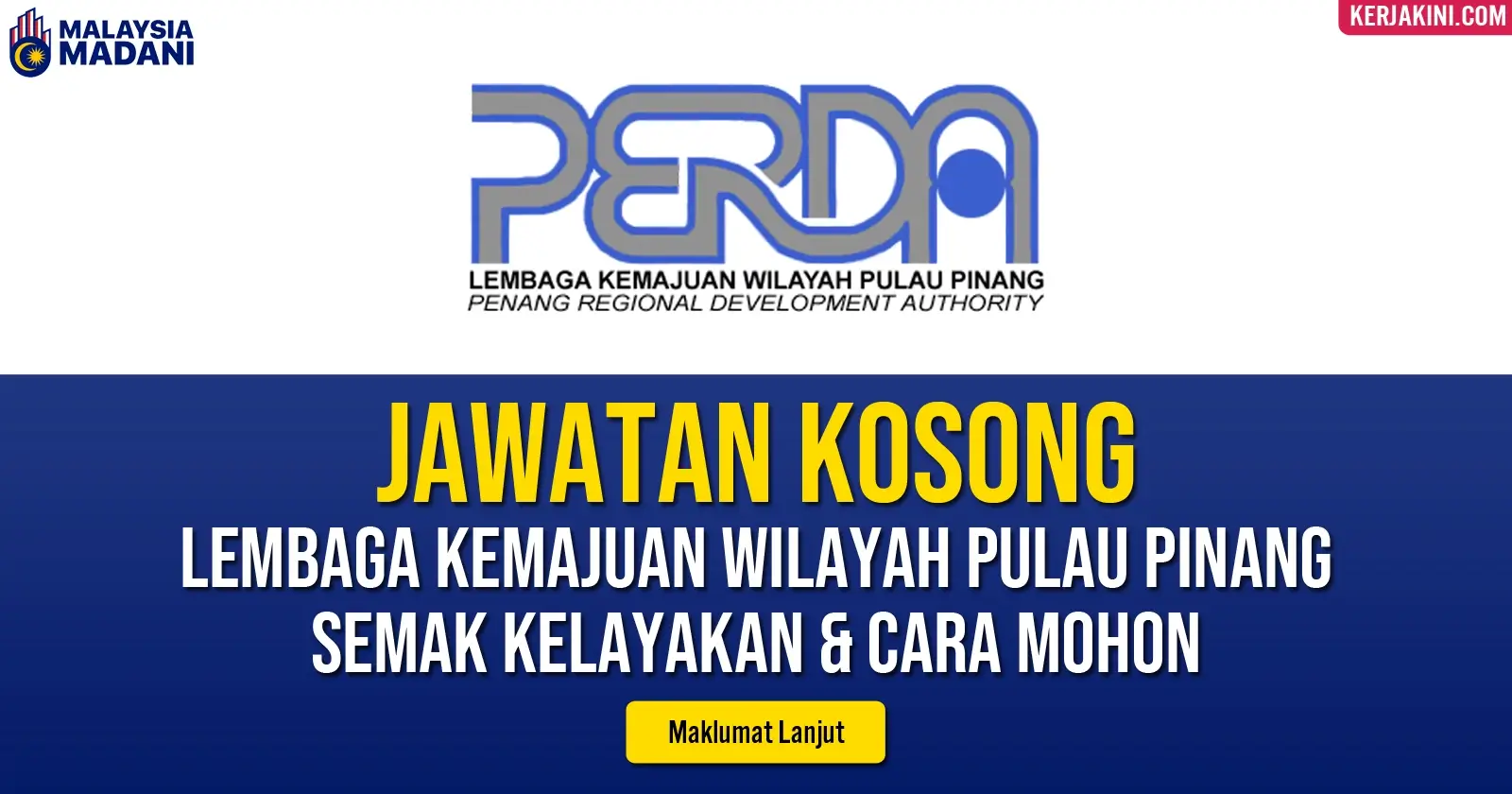 PERDA Jawatan Terkini 2024