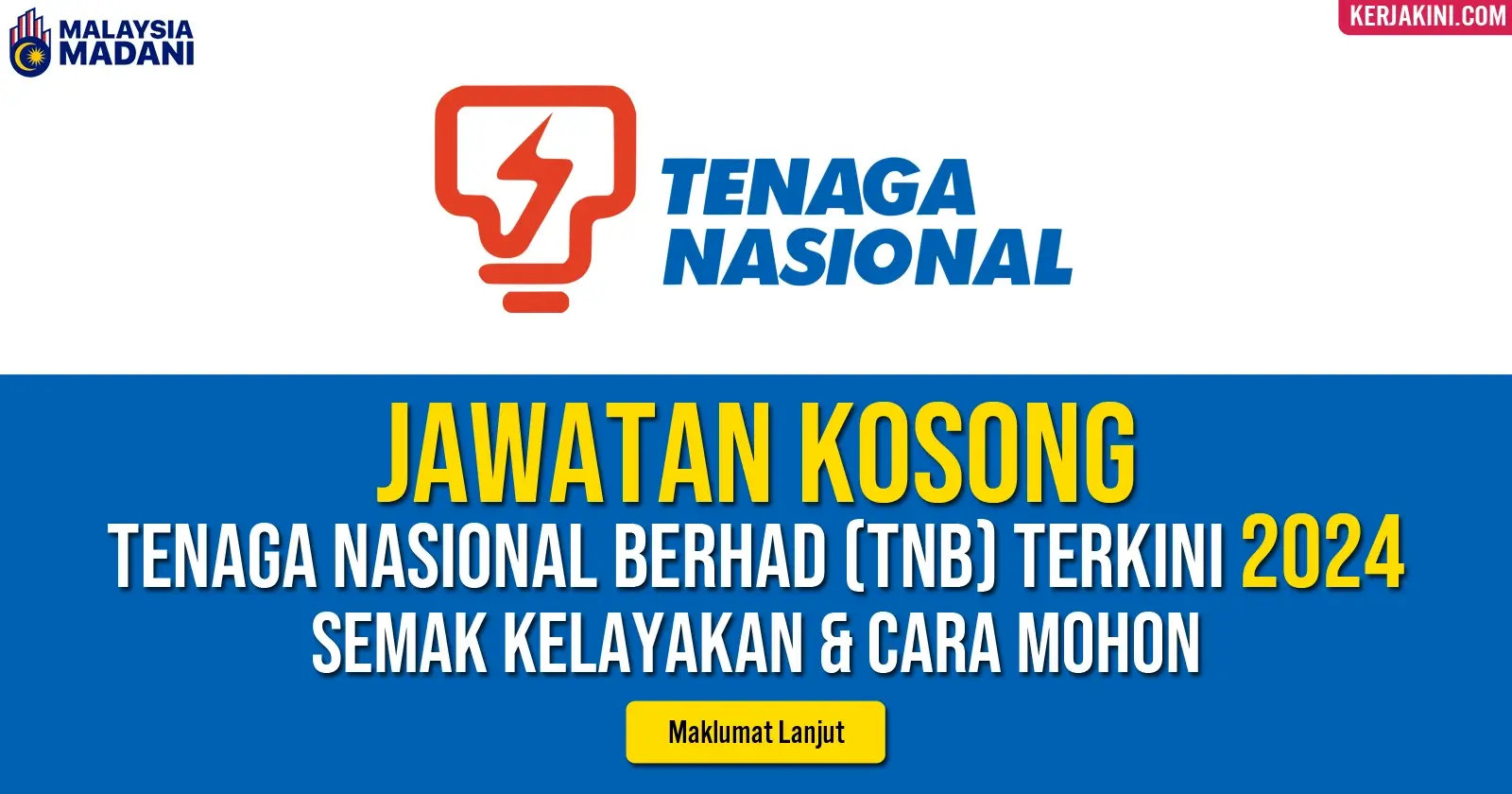 TNB Jawatan Kosong Terbaru