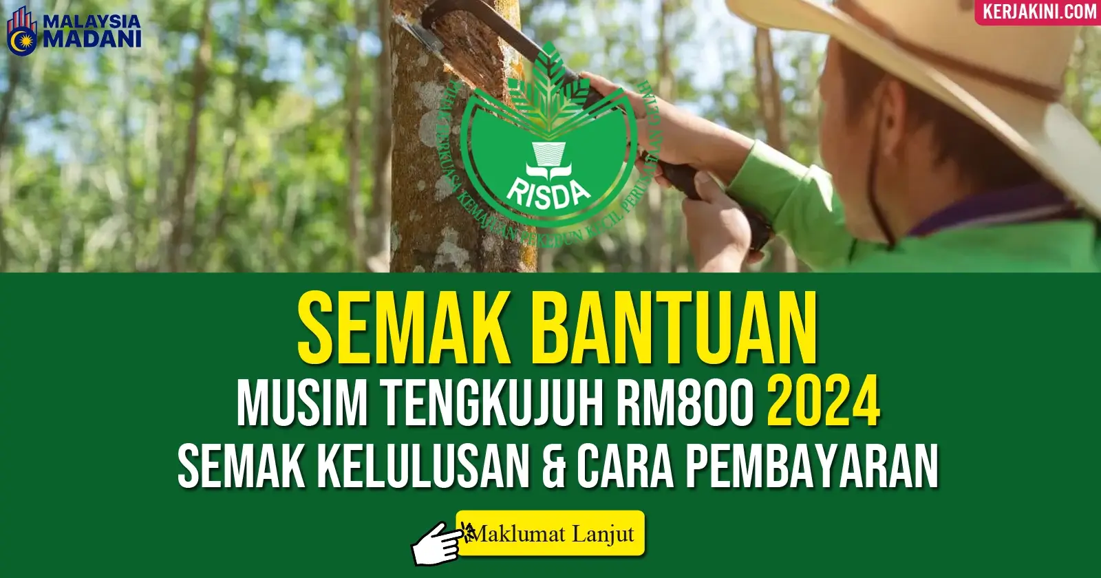 Bantuan Musim Tengkujuh RM800 Tahun 2024