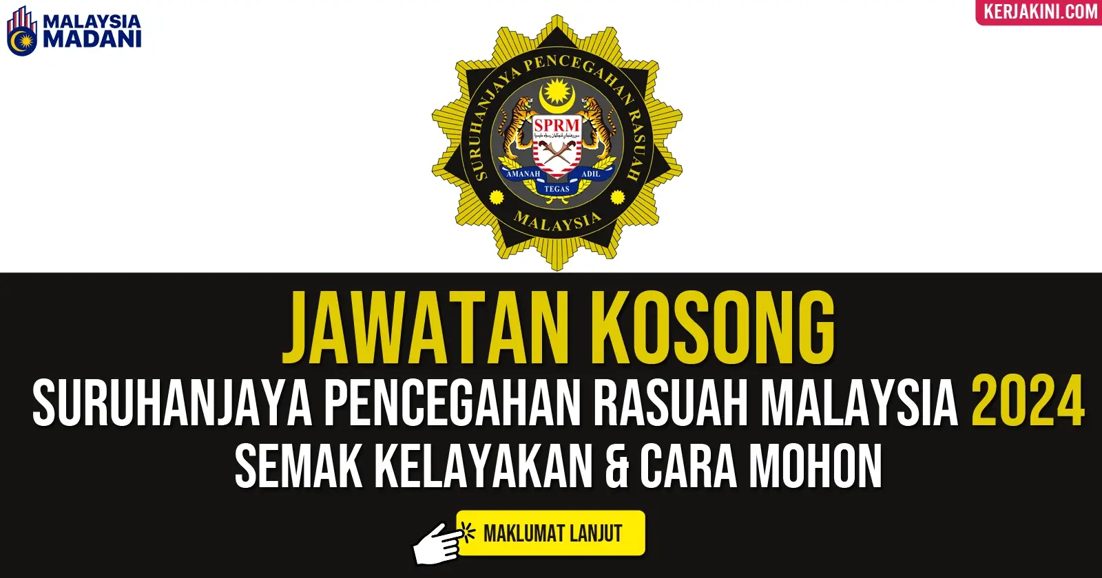 Jawatan Kosong SPRM 2025