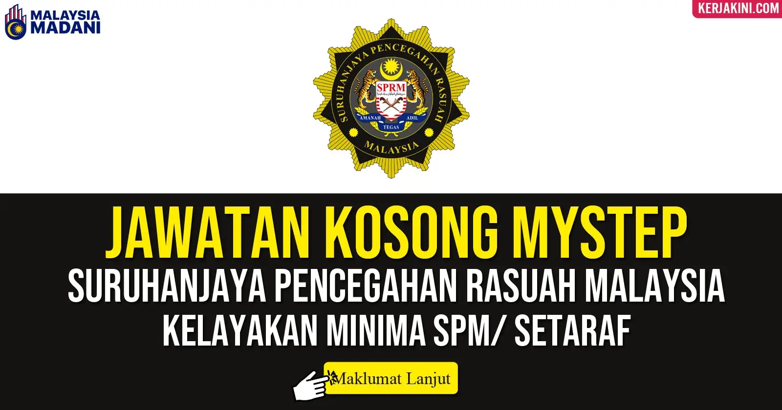 Jawatan Kosong Jurufotografi SPRM 2025