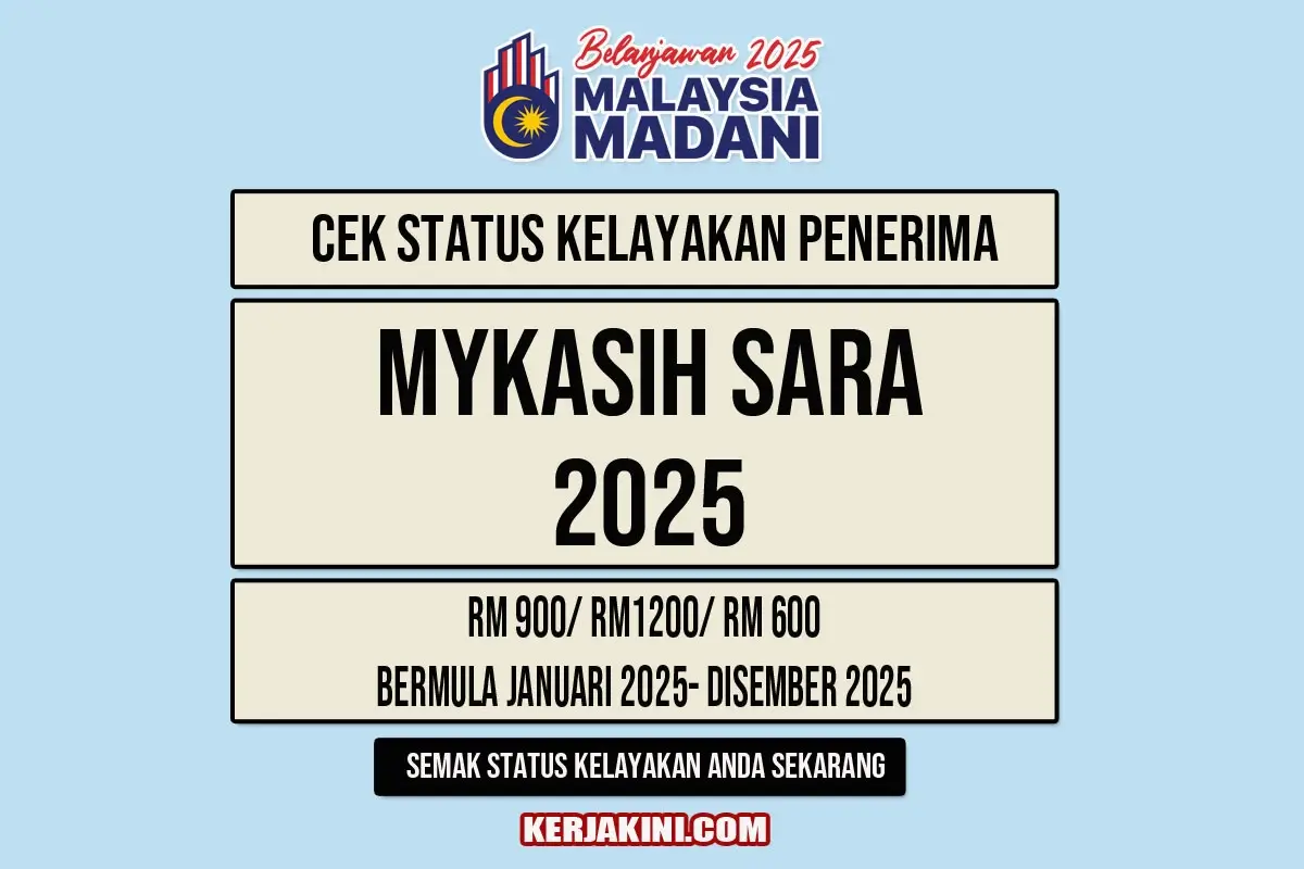 MYKASIH SARA 2025-RM900/RM1200/RM600