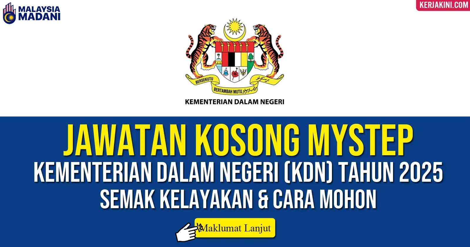 Jawatan Kosong Mystep KDN 2025