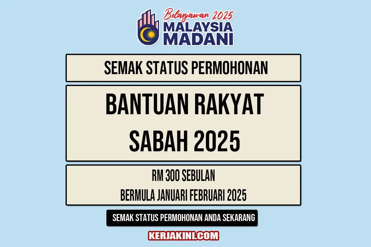 SEMAK STATUS PERMOHONAN BANTUAN SABAH 2025