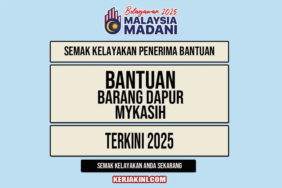 BANTUAN BARANG DAPUR MYKASIH 2025