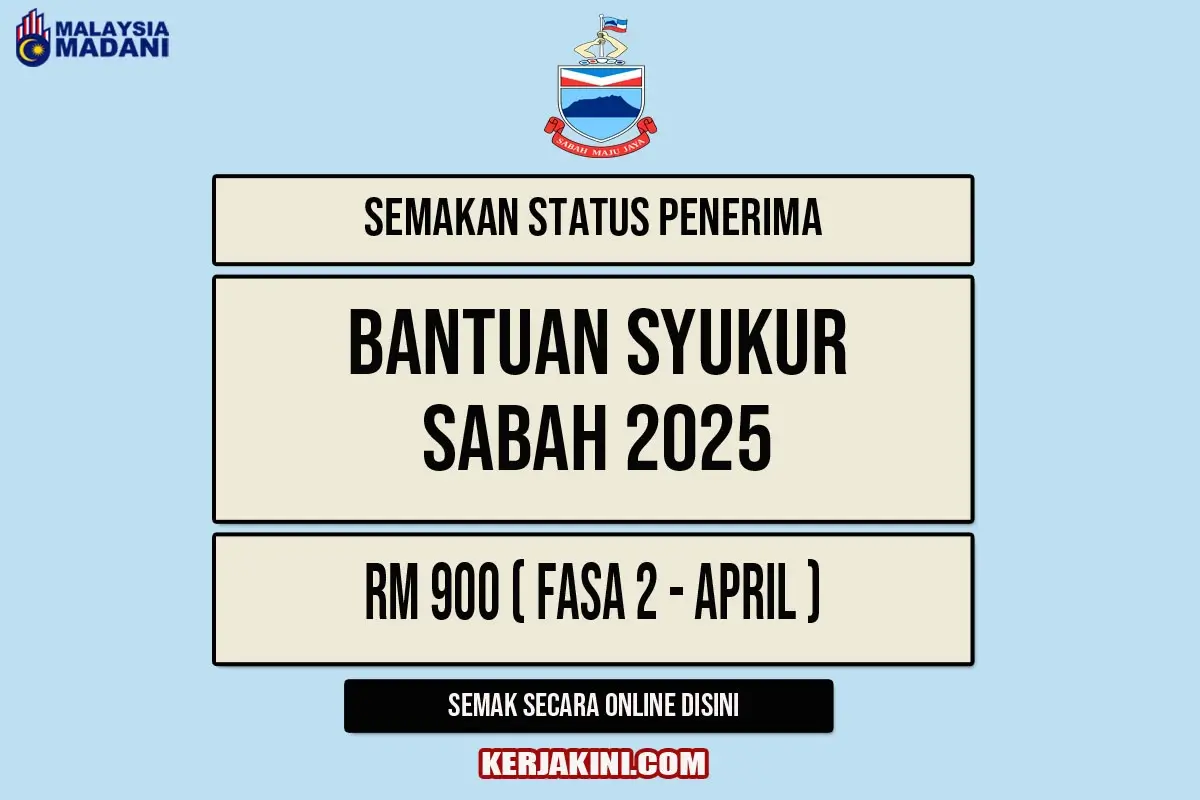 bantuan syukur sabah 2025