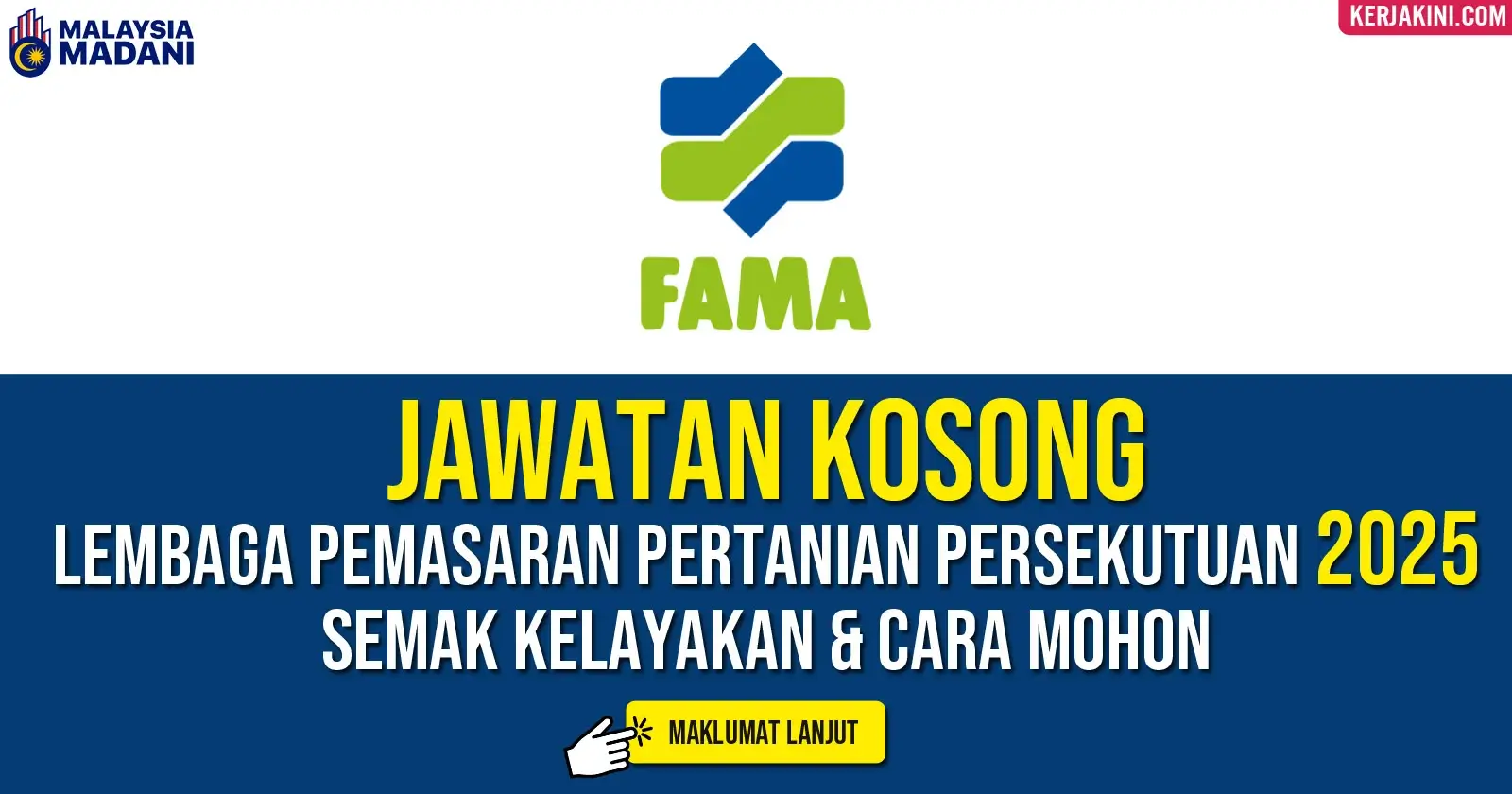 jawatan kosong fama 2025