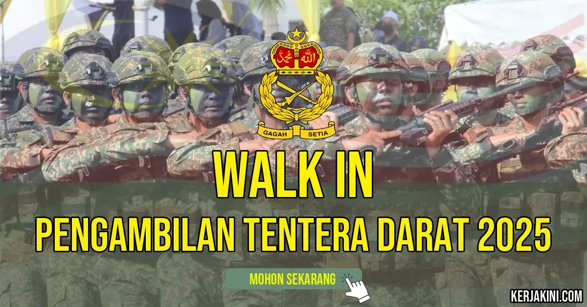pengambilan tentera darat 2025