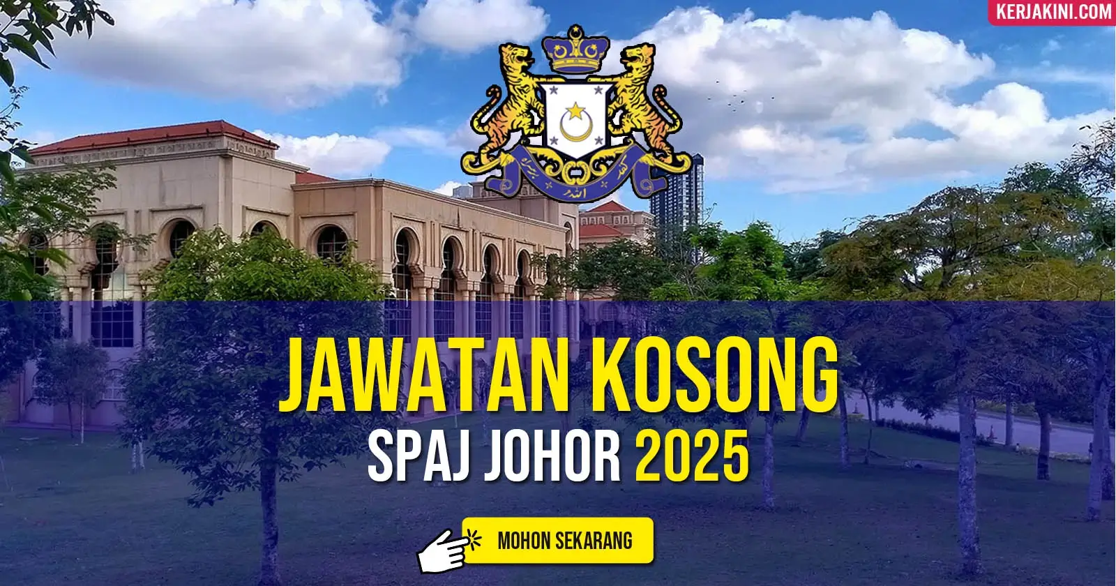 jawatan kosong SPAJ Johor, sektor awam, 2025