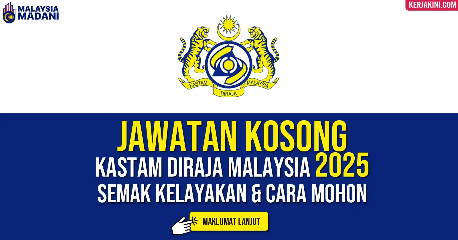 Jawatan Kosong Mystep di KASTAM DIRAJA Malaysia 2025