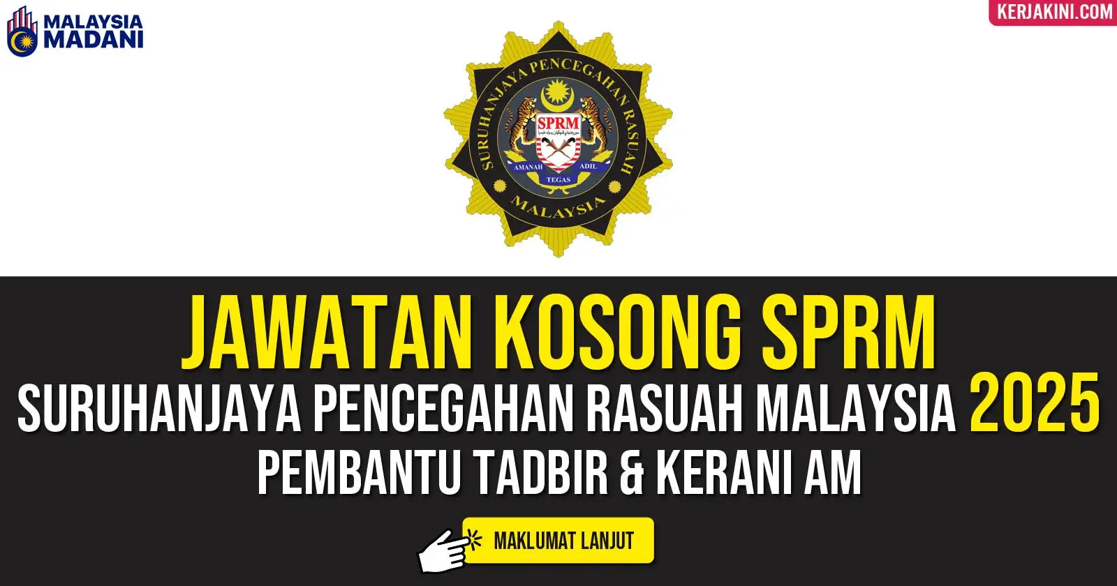 Jawatan Kosong SPRM 2025