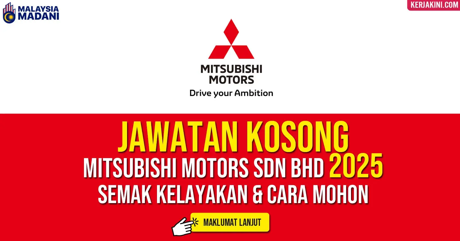 jawatan kosong mitsubishi motors 2025