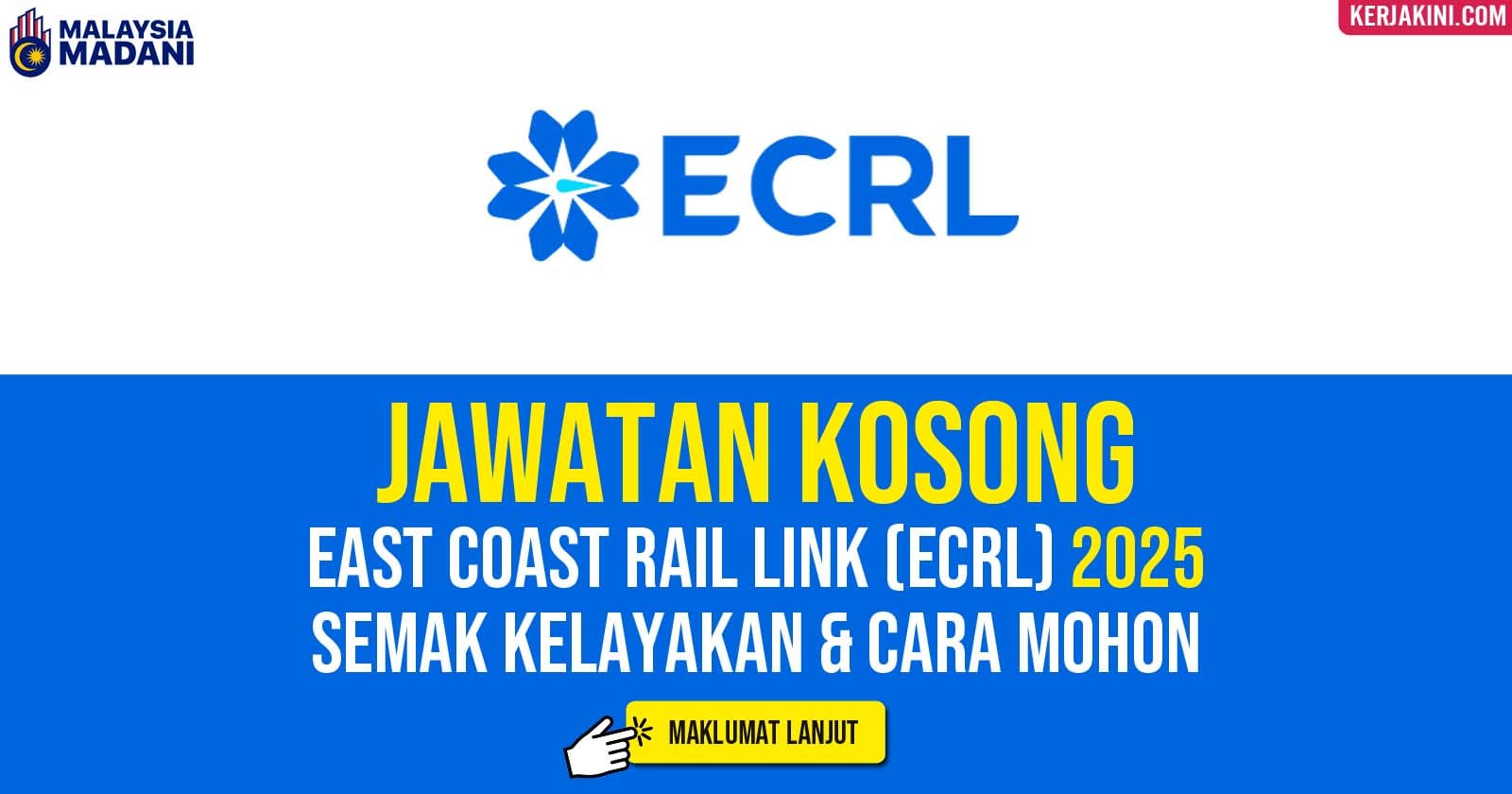 Jawatan Kosong ECRL 2025