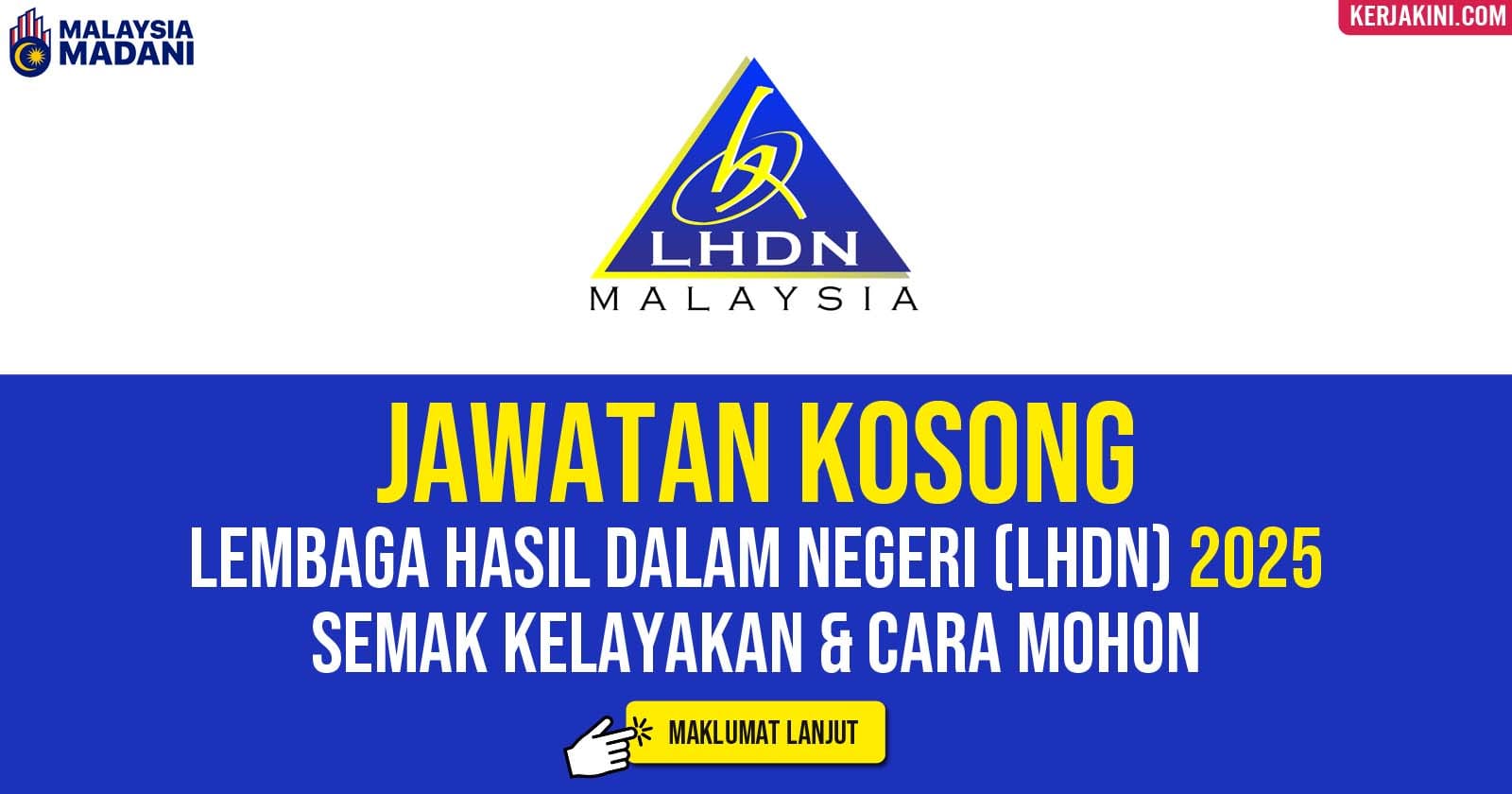 Jawatan Kosong LHDN 2025