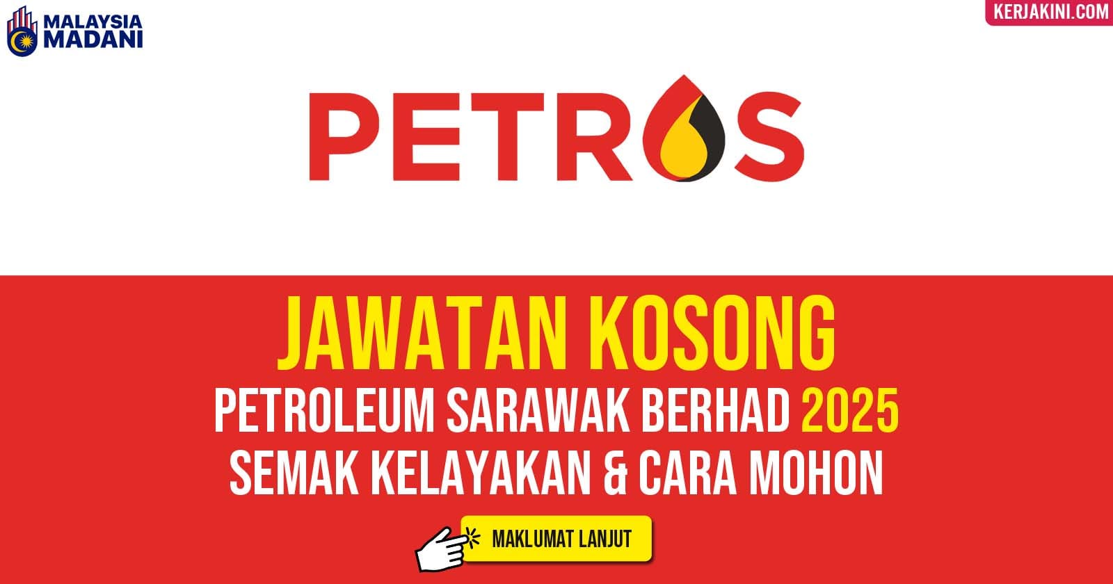 Jawatan Kosong Petroleum Sarawak Berhad 2025