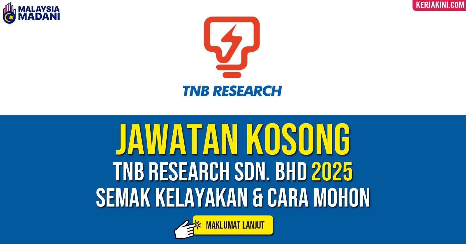 Jawatan Kosong TNB Research 2025