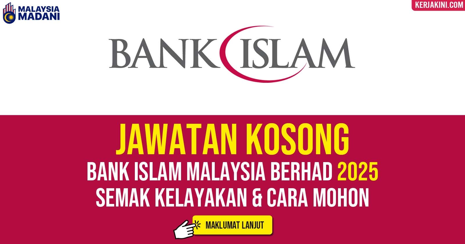 JAWATAN KOSONG BANK ISLAM MALAYSIA BERHAD 2025