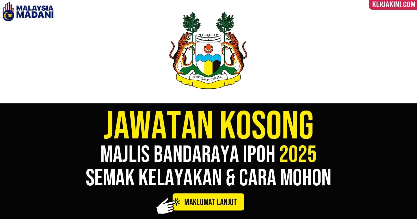 Jawatan Kosong Majlis Bandaraya Ipoh 2025