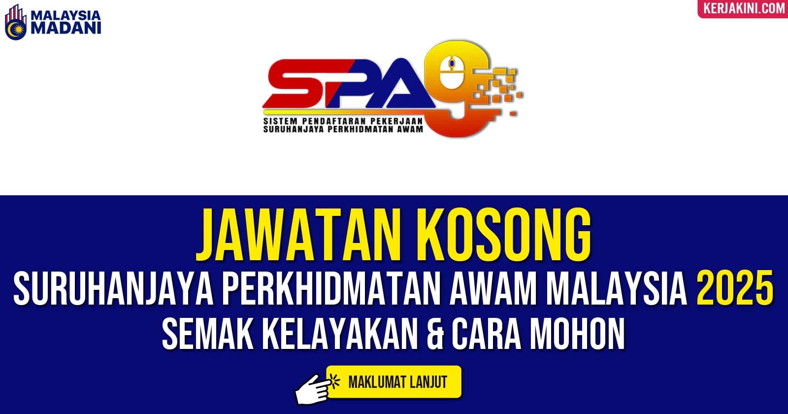 Jawatan Kosong SPA 2025 Disember 2025