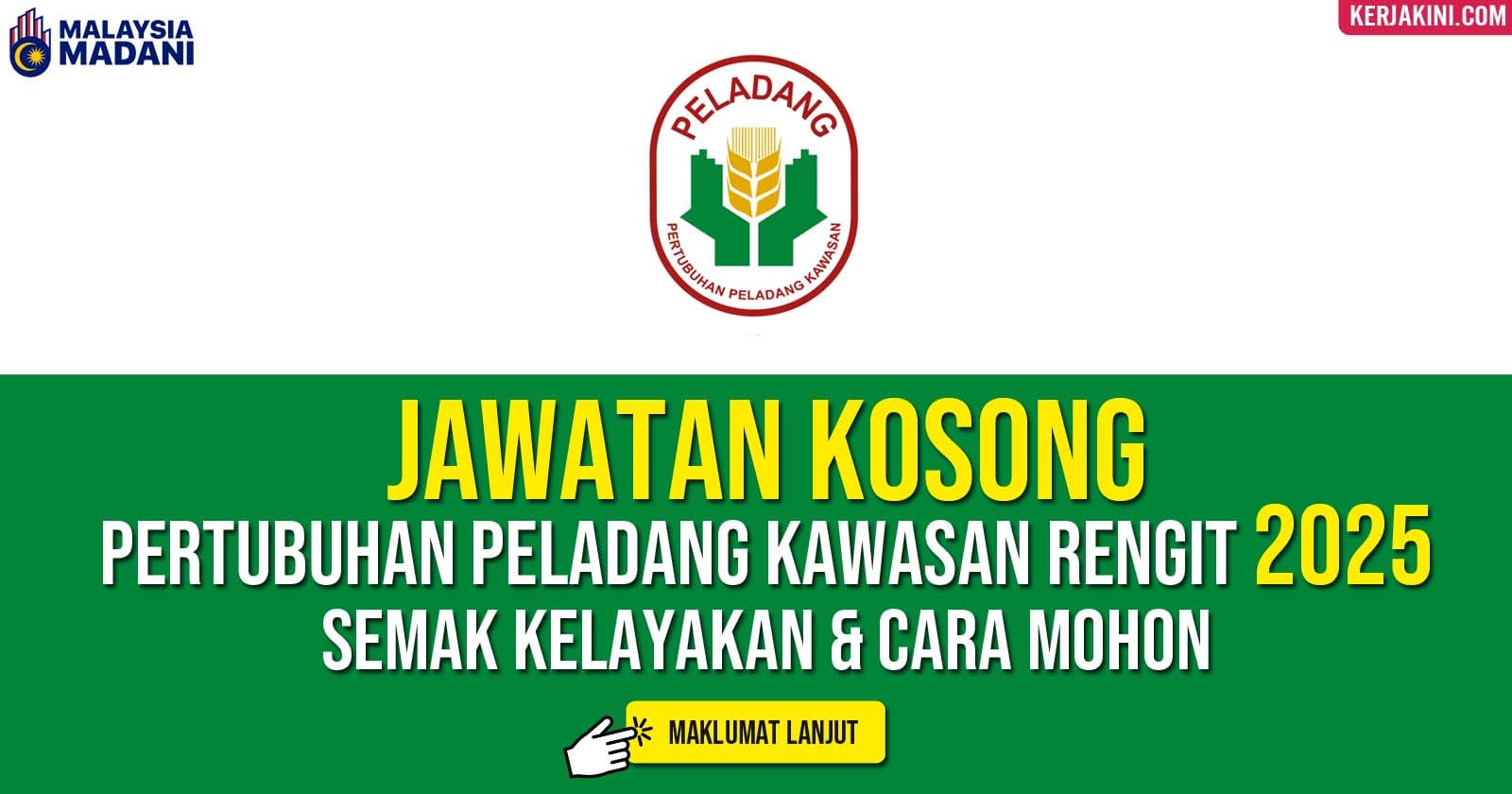 jawatan kosong pertubuhan peladang kawasan rengit 2025
