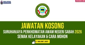 Jawatan Kosong ESPANS Sabah 2026