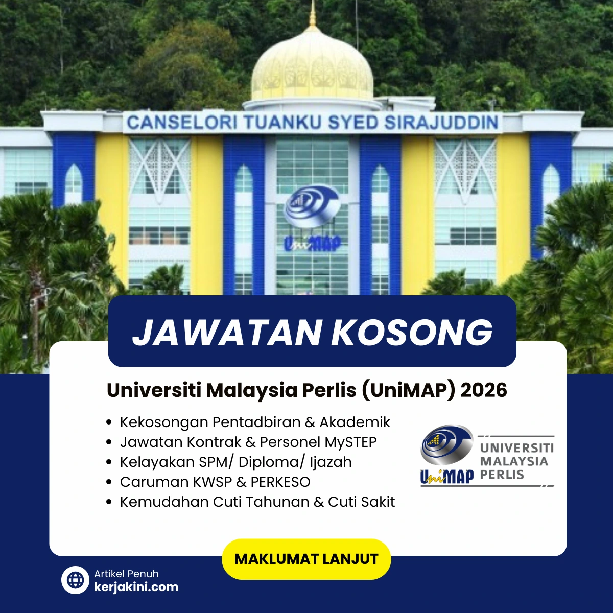 Jawatan Kosong Unimap 2026