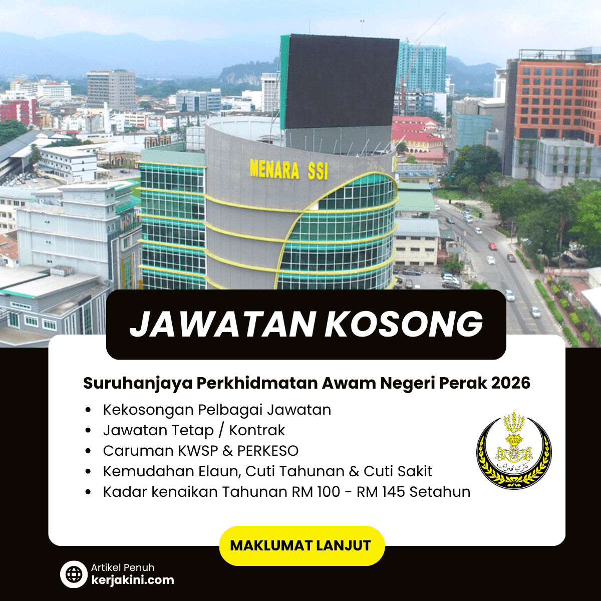 Jawatan Kosong Kerjaya Spa Perak 2026