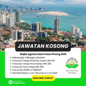 Jawatan Kosong Majlis Agama Islam Pulau Pinang 2026
