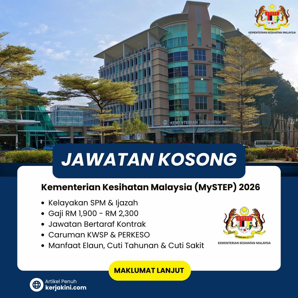 Jawatan Kosong MySTEP KKM 2026_Ijazah dan SPM