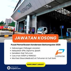 Jawatan Kosong PUSPAKOM 2026