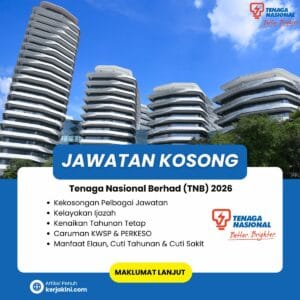 Jawatan Kosong TNB 2026 - Kekosongan Engineer, Legal