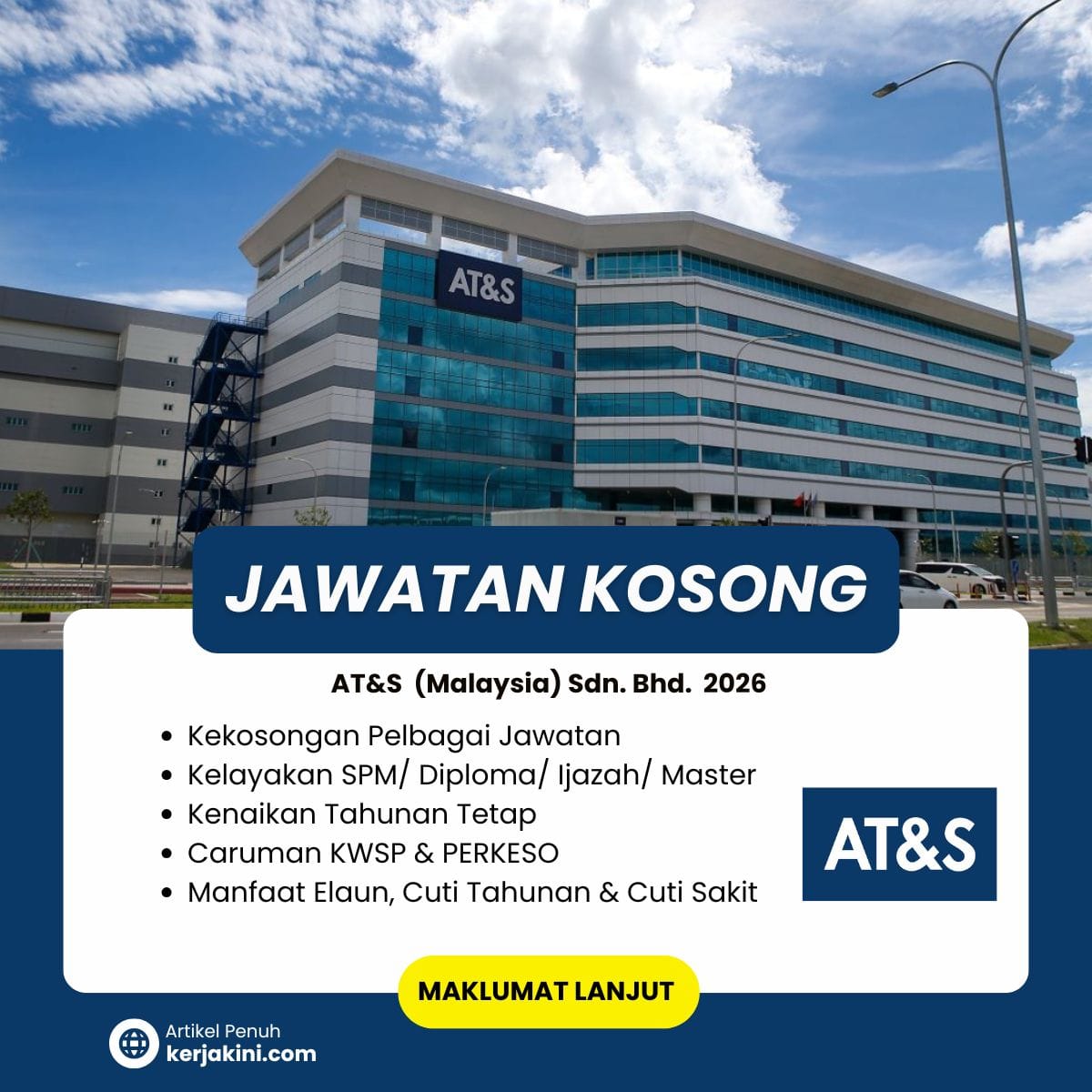 Jawatan Kosong AT&S Malaysia 2026 Kulim