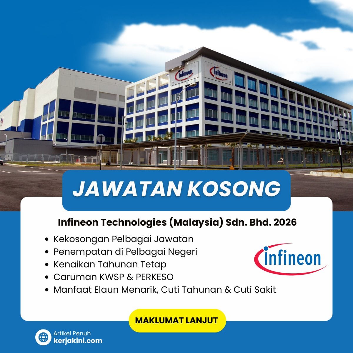 Jawatan Kosong Infineon Technologies Malaysia 2026