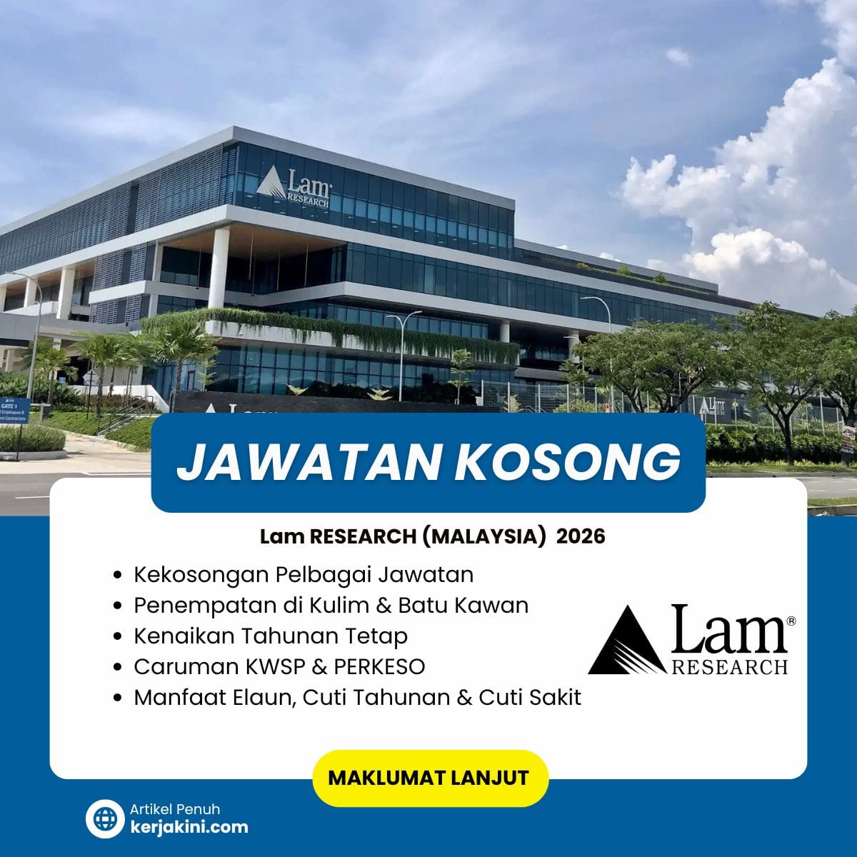 Jawatan Kosong Lam Research 2026_Kulim dan Batu Kawan