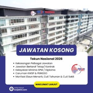 Jawatan Kosong Tekun Nasional 2026