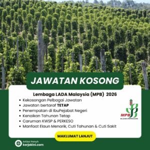 JAWATAN KOSONG LEMBAGA LADA MALAYSIA 2026