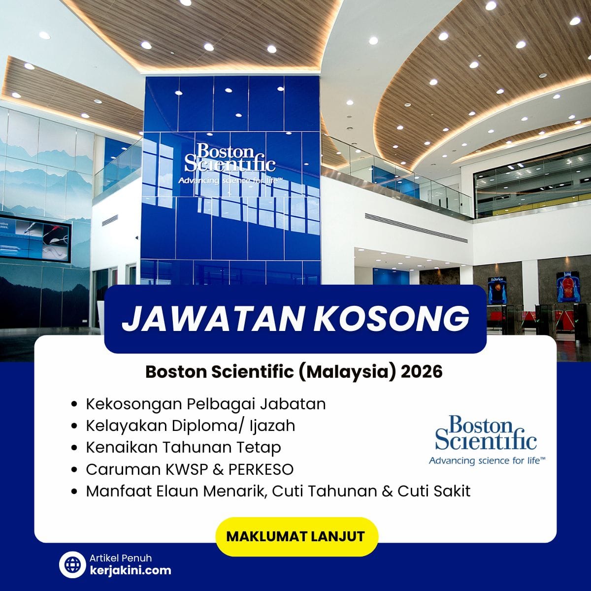 Jawatan Kosong Boston Scientific Malaysia 2026