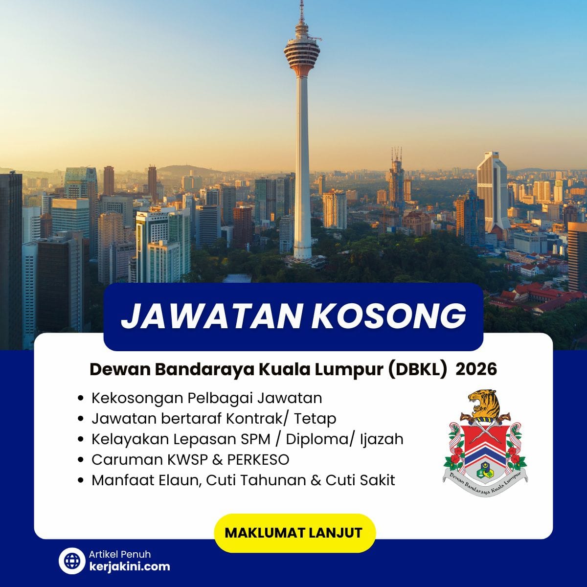 Jawatan Kosong DBKL 2026