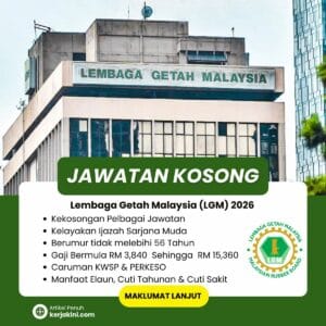 Jawatan kosong Lembaga Getah Malaysia 2026_Bil 6