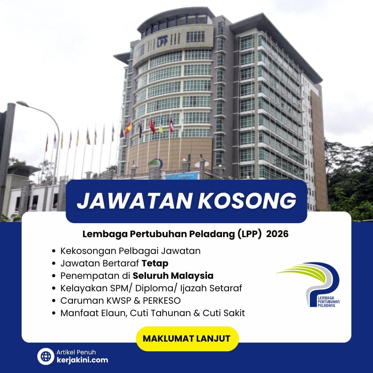 Jawatan Kosong Lembaga Pertubuhan Peladang 2026