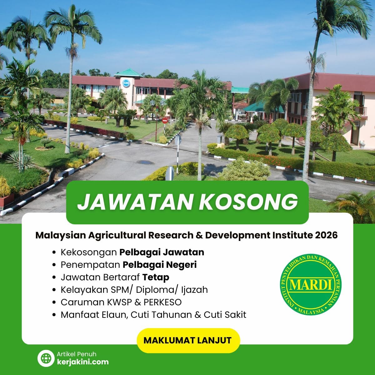 Jawatan Kosong MARDI 2026