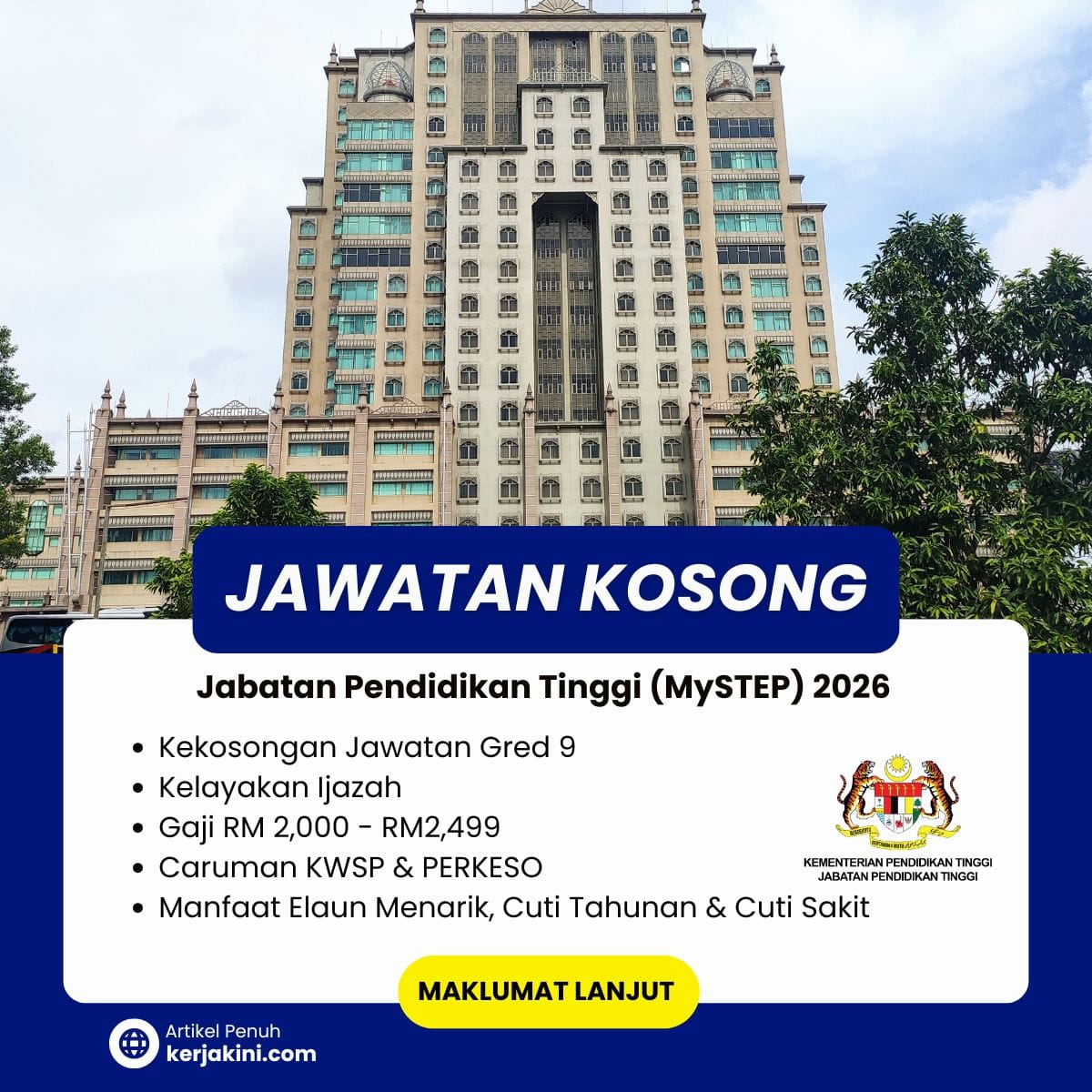 Jawatan Kosong MySTEP JPT 2026