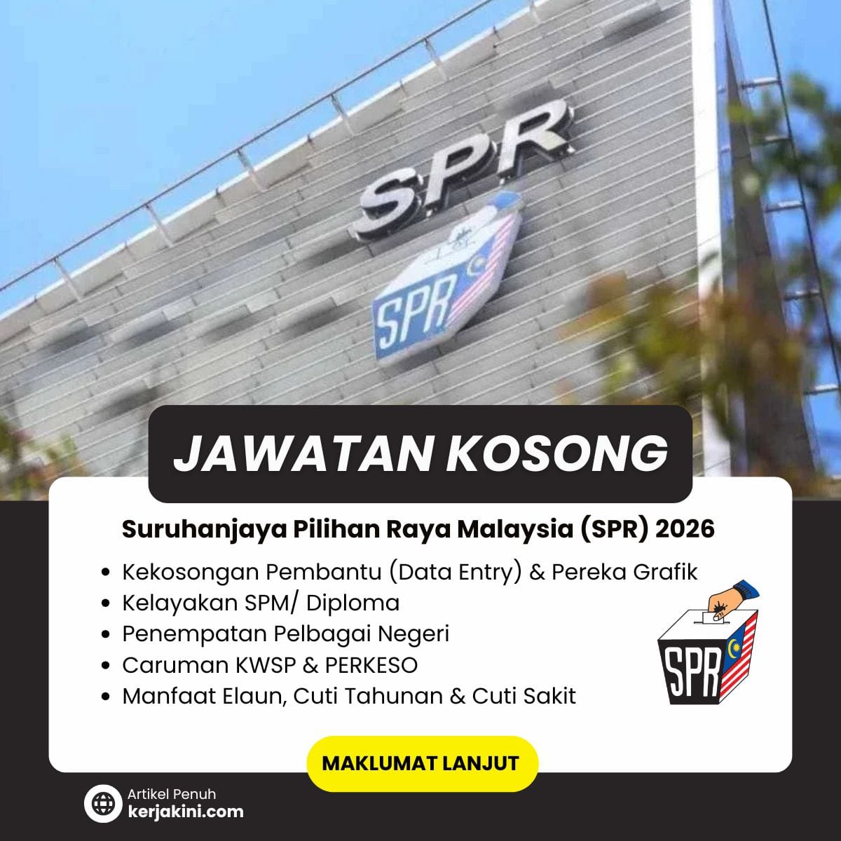 Jawatan Kosong SPR 2026