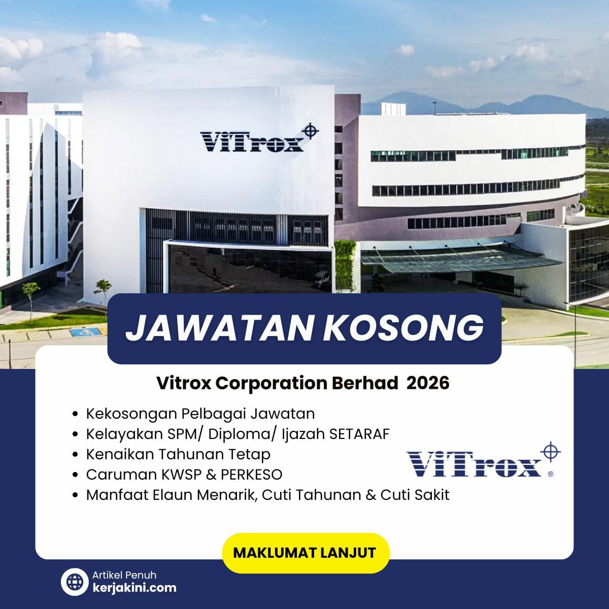 Jawatan Kosong Vitrox Corporation Berhad_Simpang Ampat, Pulau Pinang
