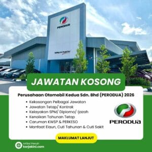 Jawatan Kosong Perodua 2026