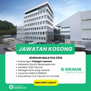 Jawatan Kosong B.BRAUN Malaysia 2026_Ogos