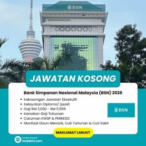 Jawatan Kosong BSN 2026_TERENGGANU_EKSEKUTIF